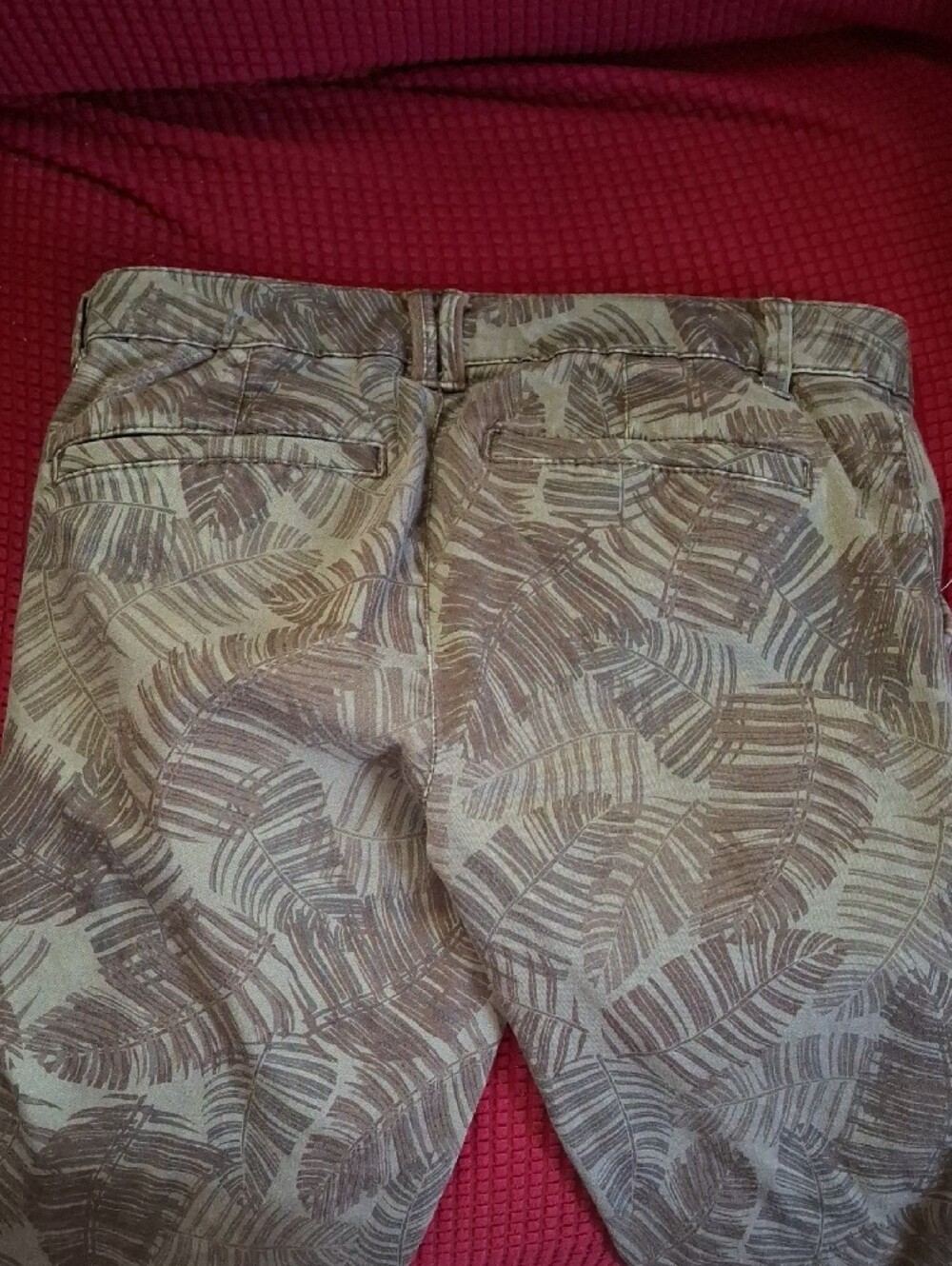 Democracy Olive Green Label Skinny Pants (Mis455) - Picture 3 of 4